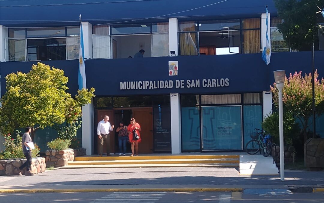 San Carlos aumentó el sueldo de los empleados municipales