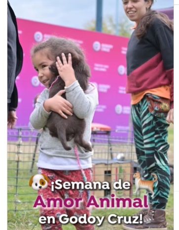 Semana de «Amor Animal», iniciaron los festejos en Godoy Cruz