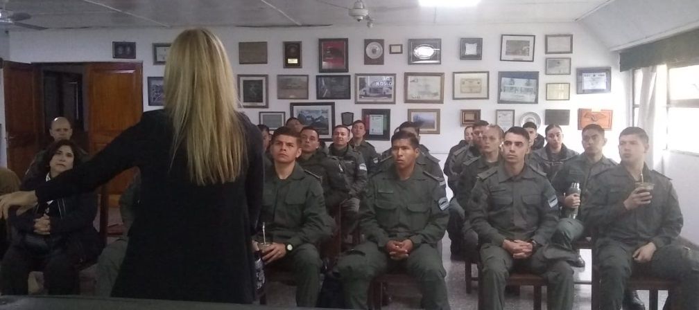 Sanmartinianos del Valle de Uco se reunieron con oficiales de Gendarmería