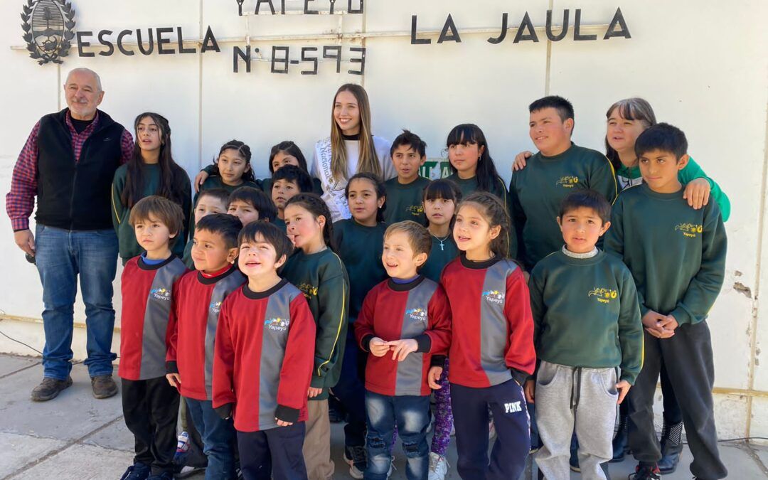 Vecinos del paraje La Jaula en San Carlos, tienen Internet