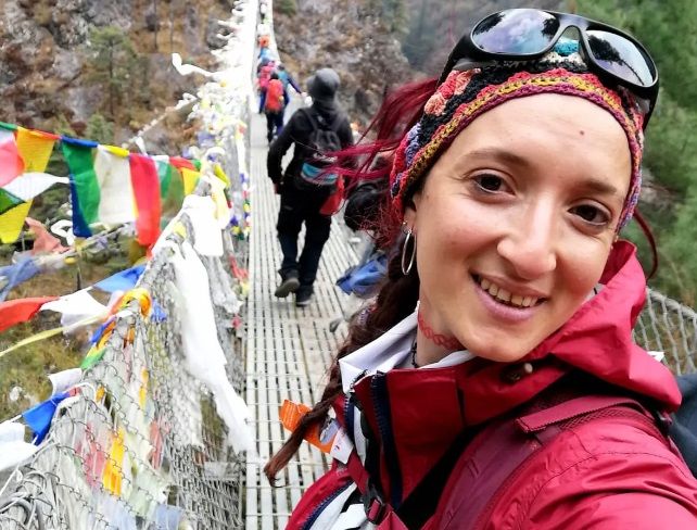 Tupungato en el Everest, fue distinguida Evelyn Bustos