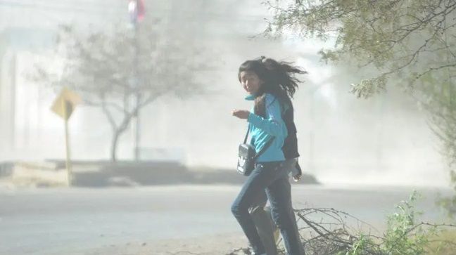 Clases suspendidas por viento Zonda en Valle de Uco