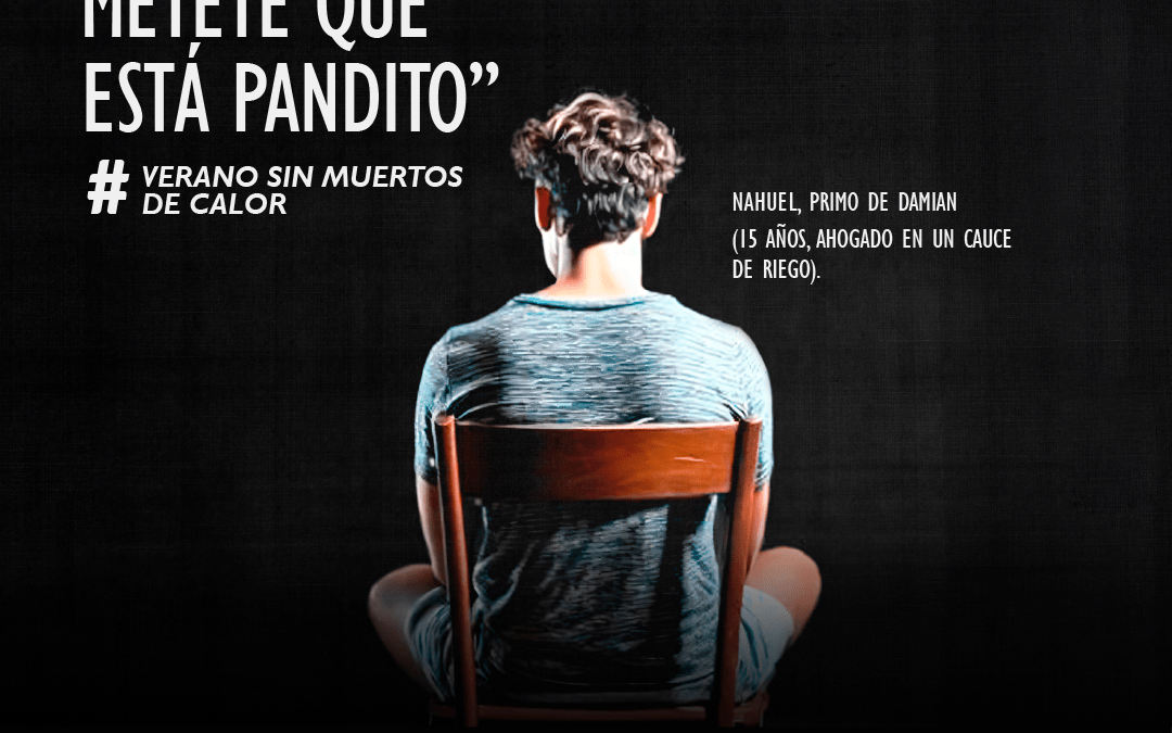 “Verano sin muertos de calor”, la campaña de prevención de accidentes que realiza Irrigación