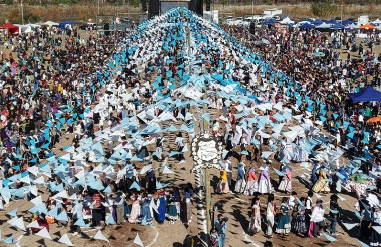 Multitudinario Pericón Nacional en San Rafael, para celebrar el 25 de Mayo