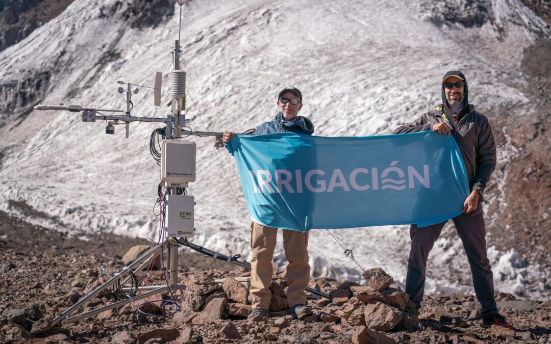 Irrigacion colocó estaciones de monitoreo en el Cerro Aconcagua