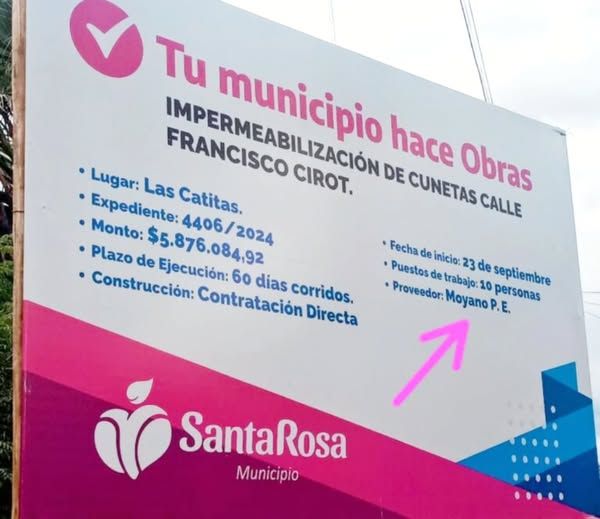 Algo huele mal en Santa Rosa. Contrataciones irregulares y vínculos entre funcionarios y la constructora.