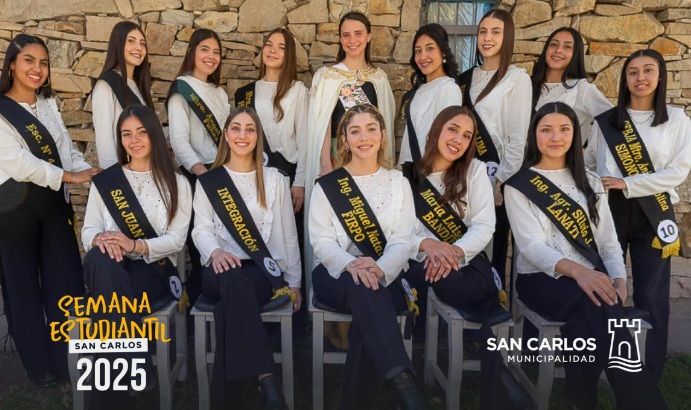 Estas son las candidatas a reina de los estudiantes de San Carlos