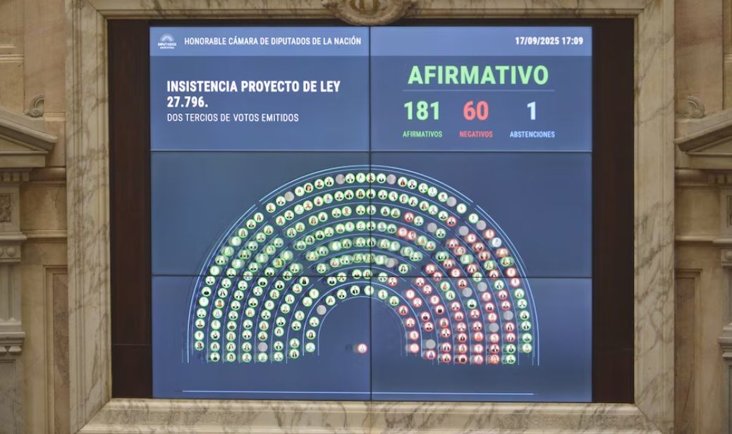 Diputados le dijo NO al veto presidencial y ratificó el financiamiento del Garrahan y las universidades