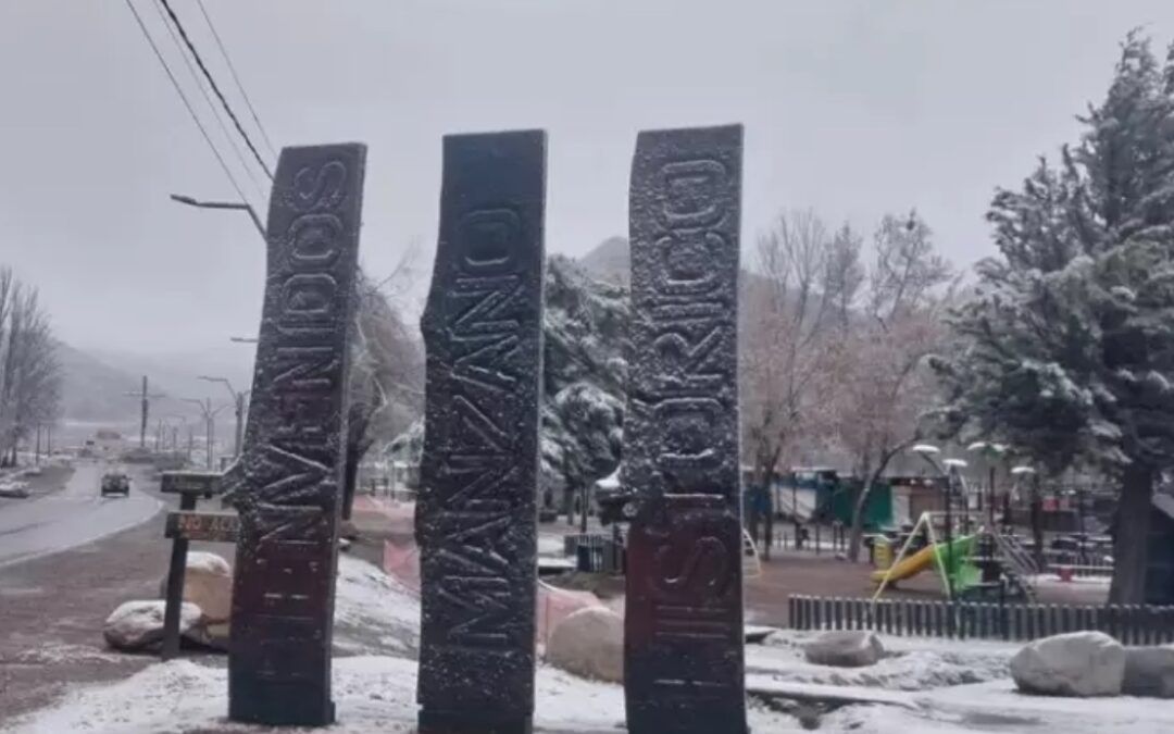 VIDEO Tunuyán tuvo su «Nieve de Primavera»