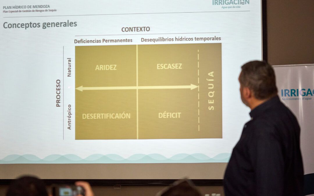 Irrigación presentó el Plan de Sequía, para mejorar el uso y cuidado del agua