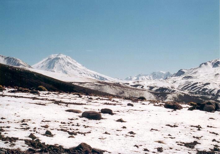 La nieve cortó el paso y no se puede accerde a Laguna del Diamante