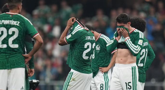México eliminado, Inglaterra lo dejó afuera del  mundial