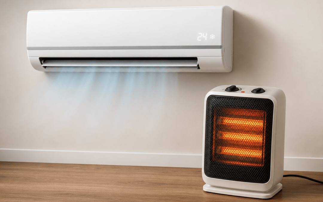 Ante la falta de gas, conviene usar un aire acondicionado de calor o una estufa eléctrica?