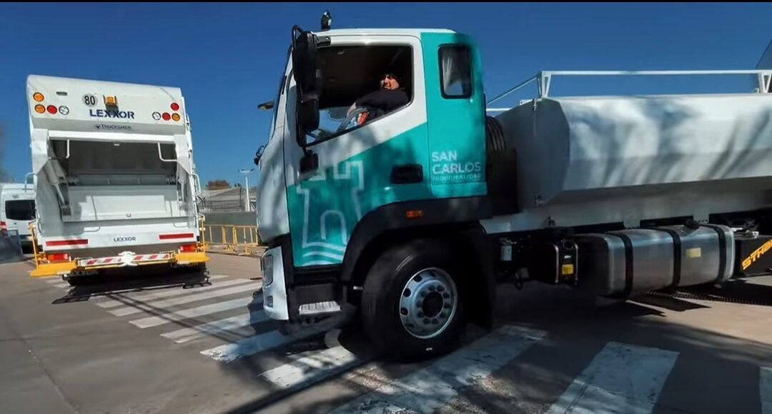 San Carlos incorporó un importante equipamiento en maquinarias y vehículos