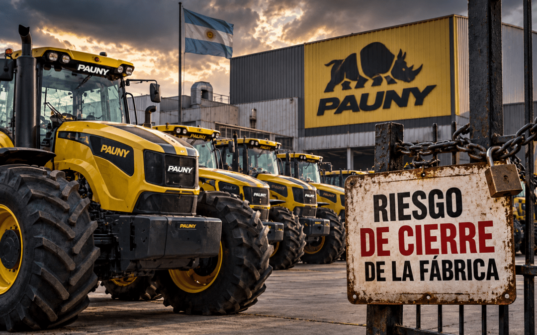 Peligra Pauny, la fábrica de tractores con sede en Las Varillas, Córdoba. Incierto destino para sus 450 trabajadores